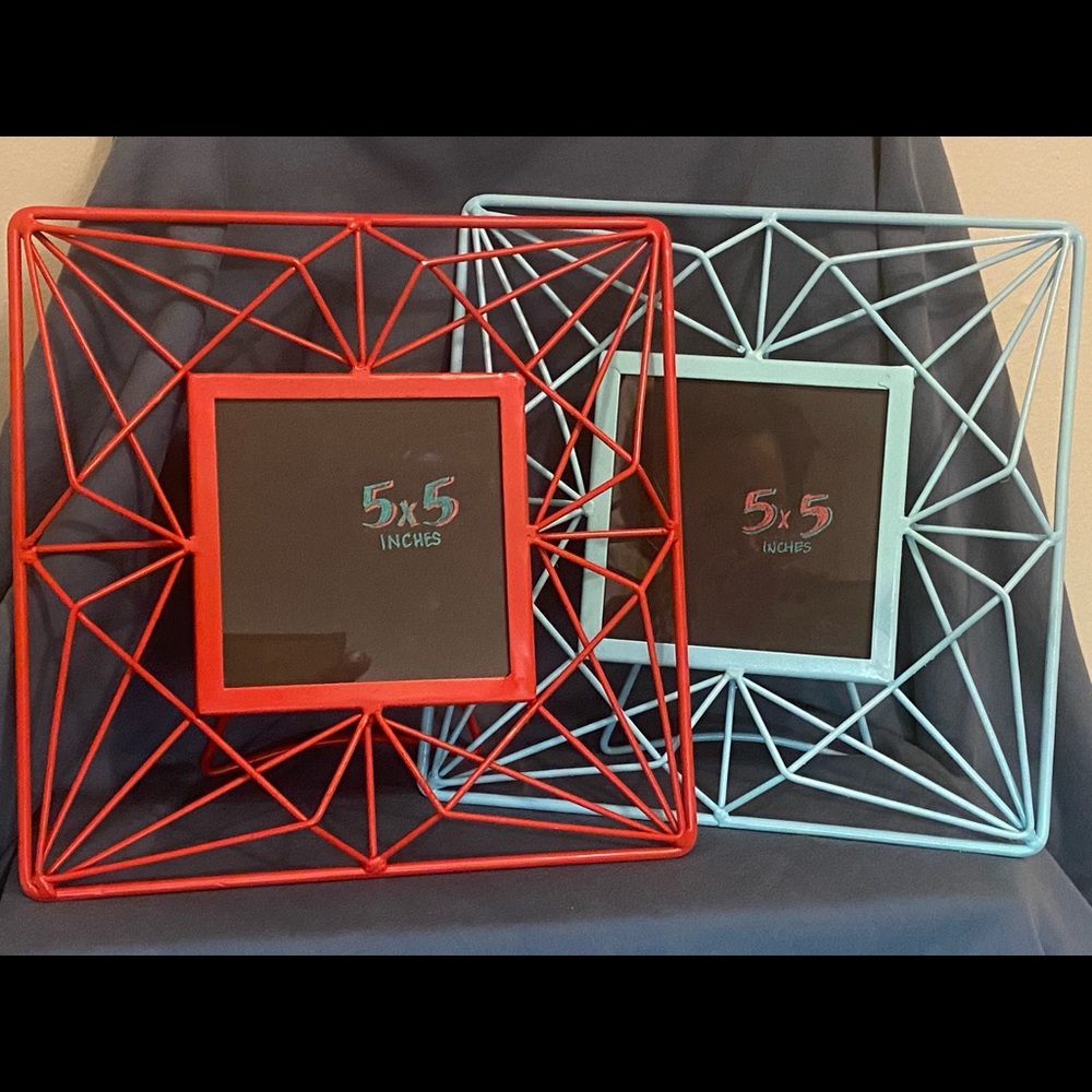 Two (2) Pier One Metal Frames